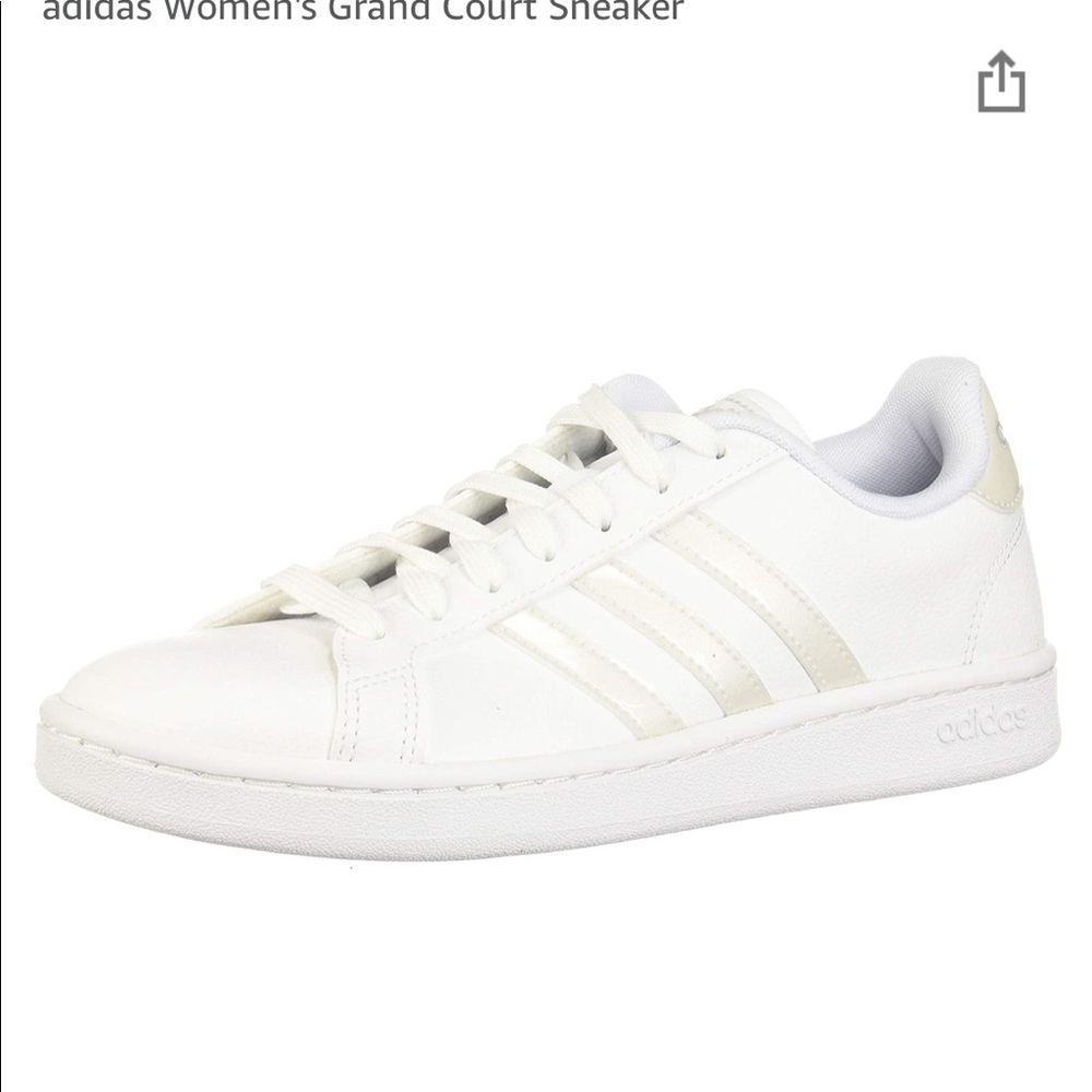 White adidas sneakers!